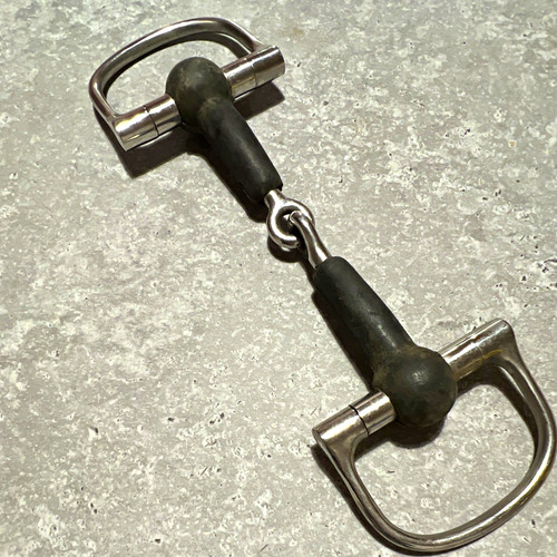 Ring rubber snaffle bit - snaffle,