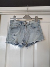 H And M Ladies Blue Shorts. Size 6