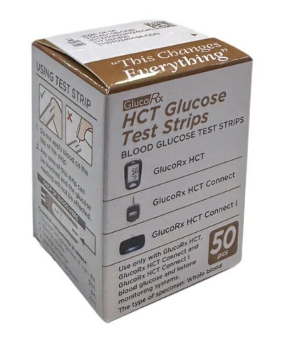 Glucorx hct glucose test - glucorx,