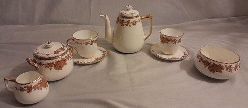 Minton tea set with gold - tea,