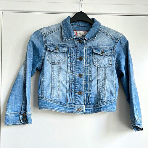 Red herring denim jacket size - jacket,