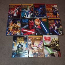 Star Wars Animated Series DVD Bundle - Clone Wars, Rebels, Commandos