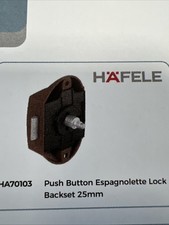 Hafele Espagnolette Push