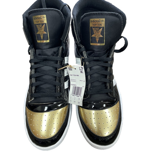Adidas top ten - black, gold