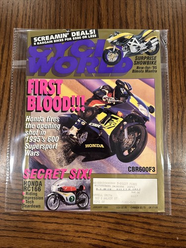 Cycle world magazine january - magazine,