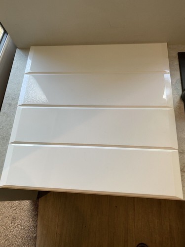 White gloss kitchen mfi - x,