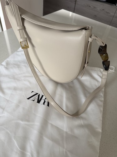 Zara cream shoulder - zara, bag