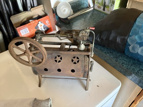 Vintage stationary metal - stationary, steam