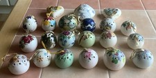 Bundle of 21 Vintage Ceramic Pomanders - Job lot Mixed Designs and shapes