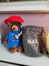 Paddington Bear 11-inch Plush Toy in Mail Bag
