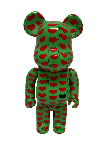 Rbrick green heart - heart, 400%