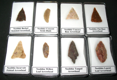 Neolithic stone age tool arrow