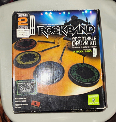 Rock band portable drum kit - rock,