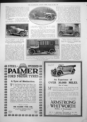 Antique old print bedford - antique, car