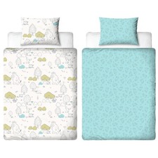 Gruffalo My First Cot Bed Duvet Reversible Yellow Blue Bedding Set Quilt Cover