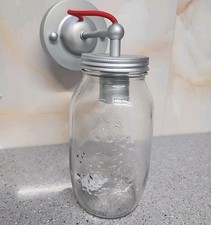 Glass Jar Wall Light Moonshine