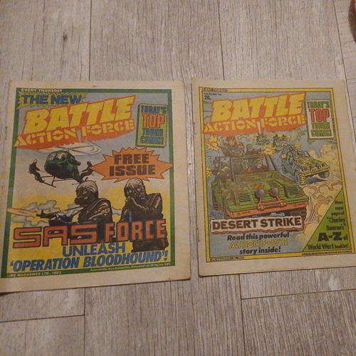 Battle action force comic - battle,