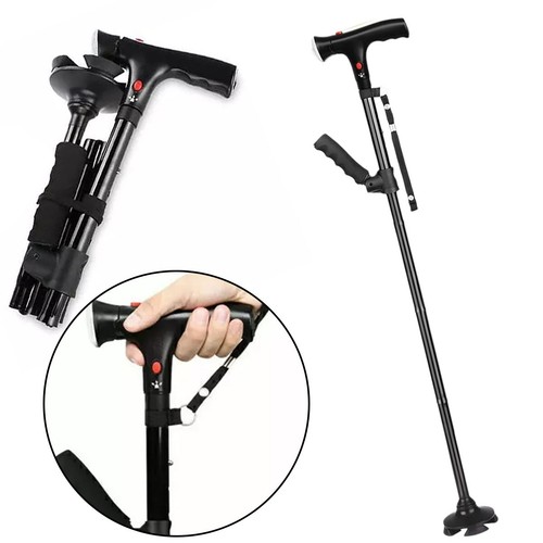 Elder folding walking stick - elder,