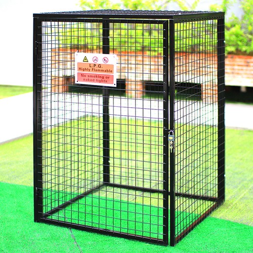 Gas cylinder safety cage - gas,