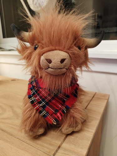 Highland cow cuddly toy - cow,