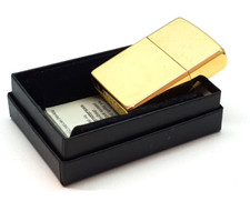 24CT GOLD PLATED GENUINE ZIPPO