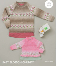 BABY KNITTING  PATTERN  chunky