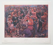 Saturday Night Fever,Humorous cartoon reproduction print by Barry Leighton-Jones