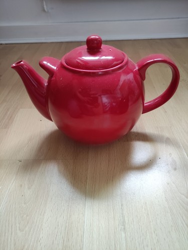 London pottery red globe - pottery,