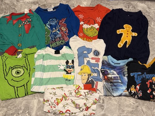 Huge 10pc boys pyjama bundle - 10pc,
