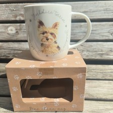 Brand New Best Of Breed Dog Yorkshire Terrier Yorkie Mug Cup - Bone China 