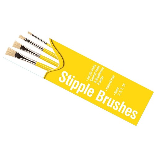 Humbrol stipple brush set for - stipple,