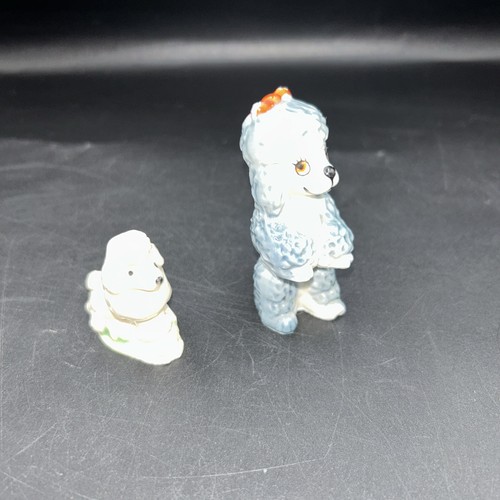 1960 wade pottery poodles - pottery,