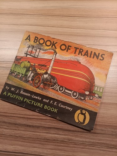 Book trains by bassett - book,