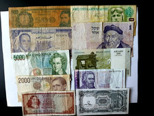 world banknotes 10 in fair to VF condition ( 1 )