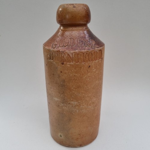 Old stoneware impressed ginger - stoneware,