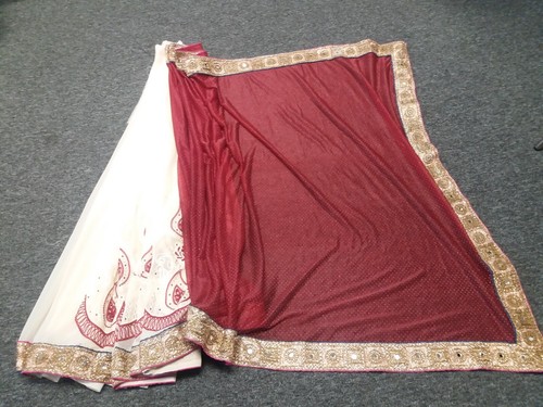 Beautiful beige colour saree - beige,