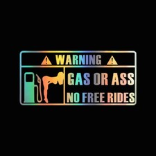 Car Exterior Sticker Funny GAS