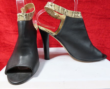 Whistles Black With Snakeskin