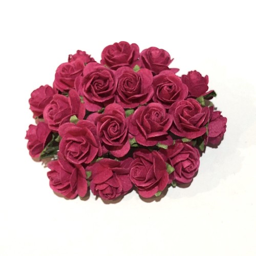 Cerise mulberry paper - paper, open