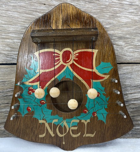 Vtg 1984 hand painted - hand, wood
