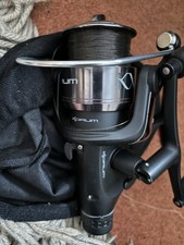 Korum Kxi50 Free Spin Fishing Reel Good Condition With Line 
