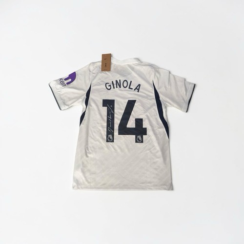 Signed david ginola - ginola, tottenham