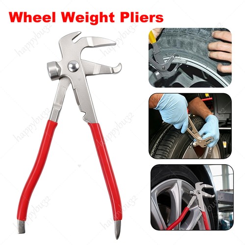 Wheel balance weight - weight, pliers