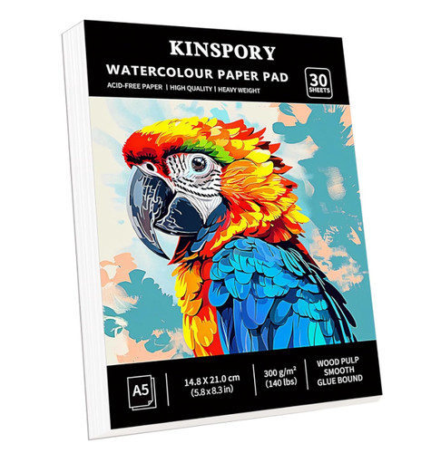Kinspory watercolour paper pad - watercolour,