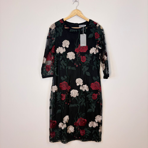 Libra floral mesh - floral, dress