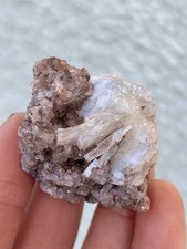 Baryte With Quartz And Nail