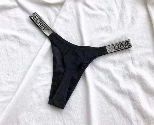 Women black thong briefs - women’s,
