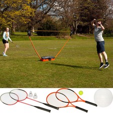 3 in 1 Garden Sports Set Tennis Badminton Volleyball Kit for Outdoors
