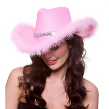 Sequin Fluffy Cowboy Hats