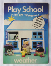 Play School BBC TV Playpad No 8  - Weather - unused from August 1977